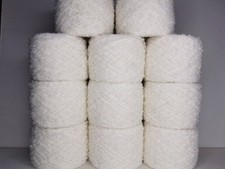 720 gr Weiss-Boucle Babywolle Softboucle Weich GARNPAKET Strickwolle Babydecke