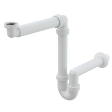 Raumspar Siphon Sifon Geruchsverschluss Waschbecken Bad Becken Waschtisch Möbel