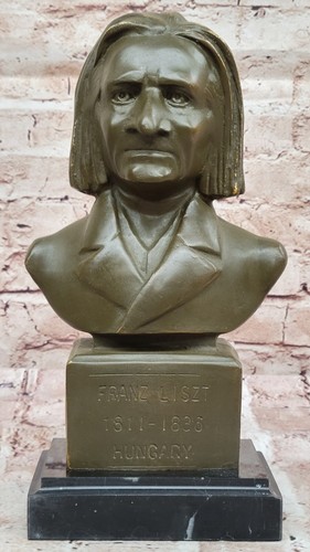 Franz liszt messingskulptur - franz,