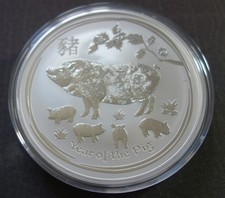 10oz Silber Lunar 2 Schwein