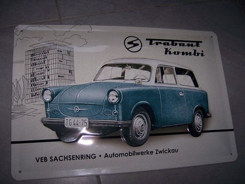 Blechschild trabant kombi - +++,