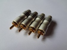 4x High-End Cinch Stecker