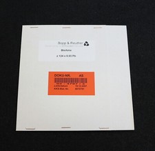 BOPP & REUTHER Bleifolie Durchmesser 124mm x 0,03mm Dicke - unbenutzt