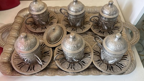 Tee kaffeeservice mit tablett - tee-/kaffeeservice,