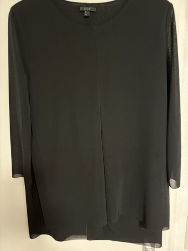 Cos bluse tunika - bluse, schwarz