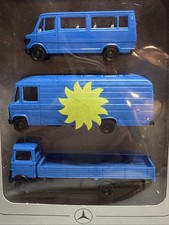 O488 Modellauto 1:87 Herpa Mercedes Benz 3er Lkw‘s Set MB 808 508 207 Werbeset