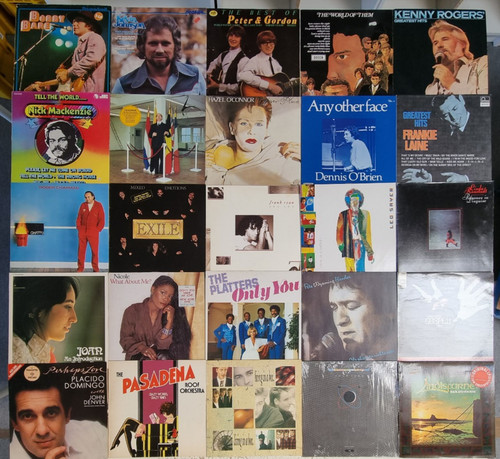 25x vinyl rock pop - vinyl, lp