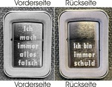 Zippo ich bin immer schuld - zippo,