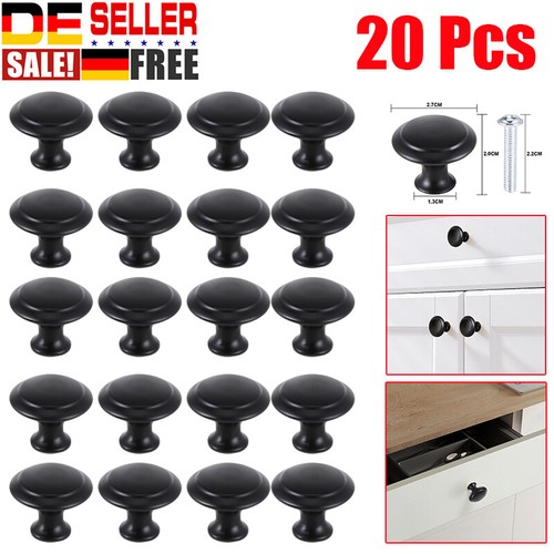 20pcs möbelknöpfe edelstahl - möbelknöpfe,