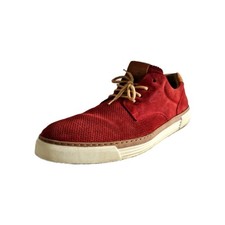 camel active Herren Wildleder Halbschuhe Freizeitschuhe Gr. 46,5 UK 11½ Rot 