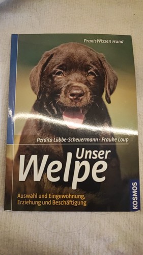 Unser welpe buch - buch, kosmos