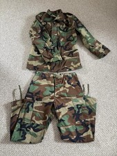 US Army M-65 Feldjacke Gr.S Regular Field Jacket Hose Camouflage Anzug