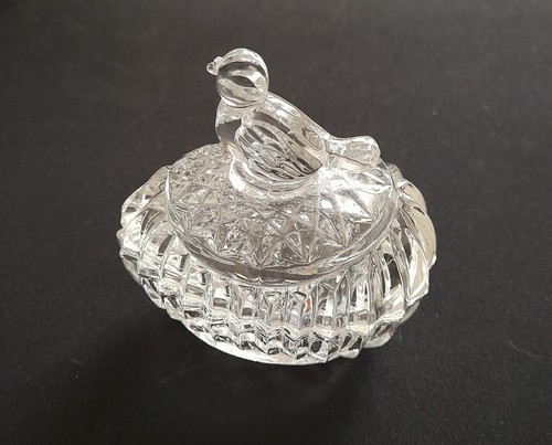 Christall glas deckeldose - christall,