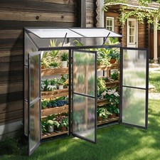 0,99m² - HALB Gewächshaus