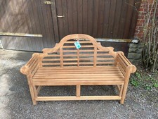  3-Sitzer Teakholz Gartenbank - Natur