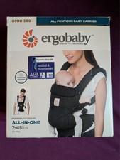Babytrage Ergobaby Omni 360 Schwarz - wenig genutzt 