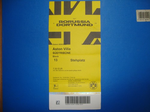 2024 ticket bvb dortmund - ticket, fc