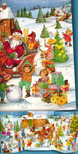 Alter adventskalender nikolaus - adventskalender,