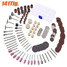 141tlg Zubehör Set für Dremel Multifunktionswerkzeug Minischleifer Stabschleifer