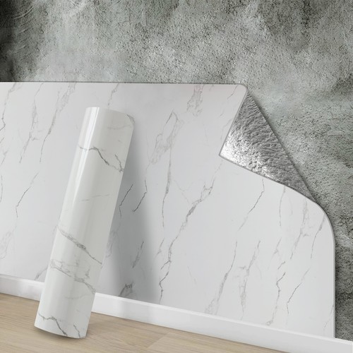 Grau dicke marmor tapete - grau,