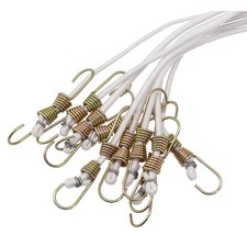 10* Outdoor Sport Schwerlast Elastisch Gummiseile Gepäckschnur 30cm Haken Gurt