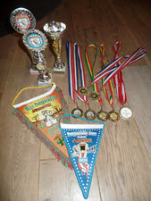 * 12tlg. SIEGERSET* 3Pokale* 7 Medaillen* 2Wimpel* Pferd* TOP* 1"