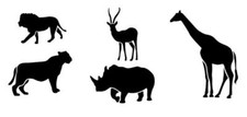 Schablone afrika safari - 1,