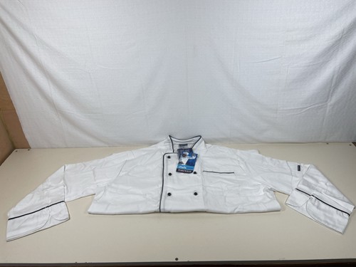 Kochjacke weiß baumwolle - xl,