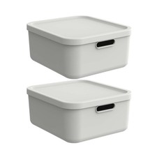 Rotho 2er set aufbewahrungsbox - 2er-set,