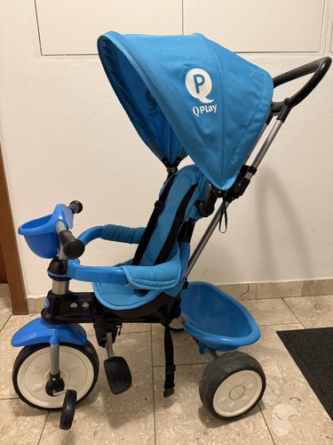 Qplay kinder dreirad - blau, mit