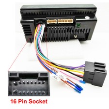 DIN ISO 16PIN Kabel Adapter Autoradio Stecker Kabelbaum Für Android VW AutoRadio
