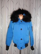 Damen Daunen Jacke von SNOWMASS, Kapuze mit echtem Fuchspelzkragen, Gr. S.