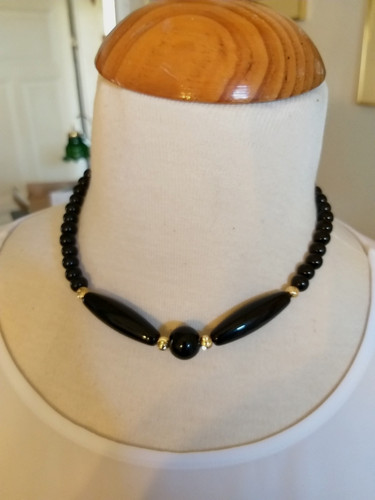Kette halskette onyx mit - halskette,