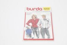 Schnittmuster burda 6202 - Größen 34-46 - 80er Jahre - Bluse Blouse Oberteil