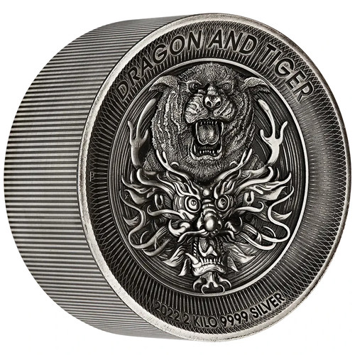 Silbermünze 2kg drache - silbermünze,