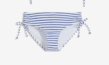 Neu Bikinihose Gr. 38 Weiß Blau Damen-Bademode Bade-Hose Bikini-Pants