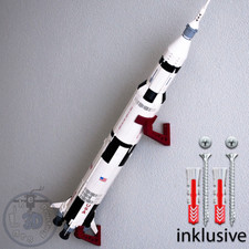 Wandhalterung Halterung passend für LEGO 92176 vs 21309 Nasa Saturn V Rakete