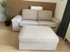 IKEA KIVIK 2er-Sofa mit Hocker