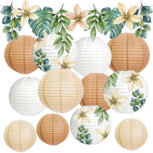 Papierlaternen lampions set - papierlaternen, 13