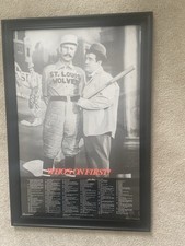 Framed 'Who's On First?'