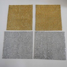 Strassband Strassborte Dekoband Glitzerband Hochzeit/Gastgeschenke Gold/Silber