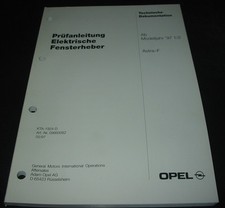 Werkstatthandbuch Opel Astra F