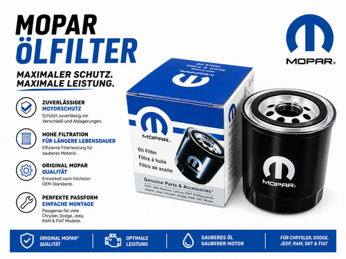 ölfilter dodge ram 5 - 4,7l, 5,2l