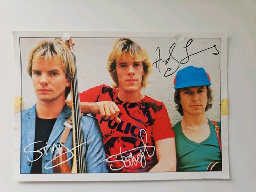 Police autogrammkarte - police,