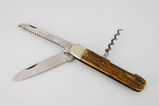 Hubertus Jagdtaschenmesser, Solingen, 3-teilig, toller Zustand #T24