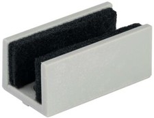 Bodenführung grau für Glasschiebetür Führung Türführung