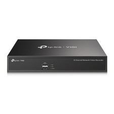 TP-Link VIGI NVR1008H 8 Kanal Netzwerk Video Recorder, Schwarz, 10 TB, BRANDNEU