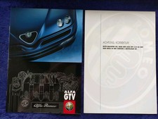 Alfa Romeo GTV 2.0 T. Spark 16 V/L, V6 TB, 3.0 V6 24V Prospekt 9.2000