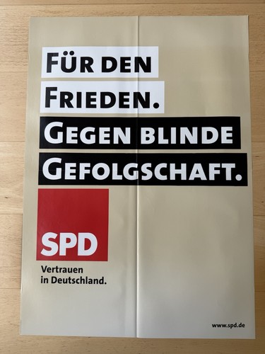 Spd wahlplakat bundestagswahl - spd,