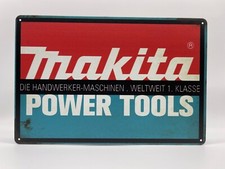 Blechschild Makita 20x30cm Nostalgie Retro Reklame Vintage Deko Geschenk Garage